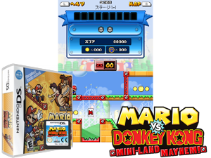 Mario vs. Donkey Kong - Mini-Land Mayhem! (USA) (En,Fr,Es) (Rev 1) (NDSi Enhanced) Cover